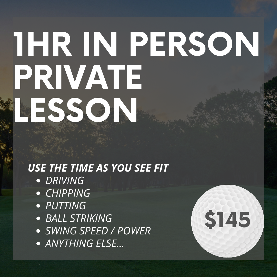 Michael Dart Golf 1 Hour Lesson - Golf Coaching - Golf Lessons - Winter Garden/Orlando